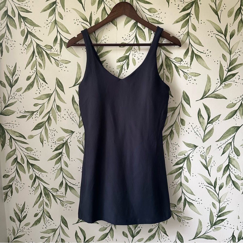 Old Navy Active Powersoft Dress. Medium Petite. Navy Blue.